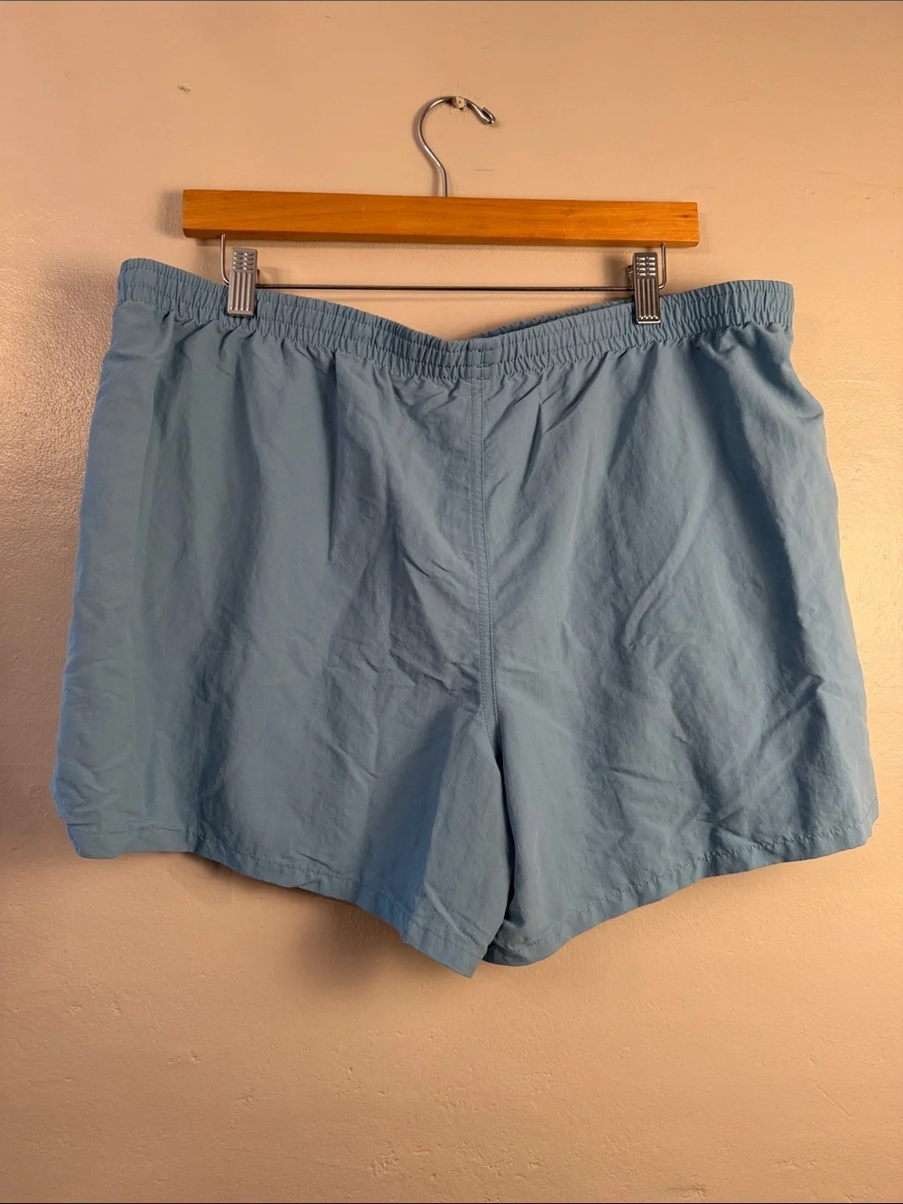 Patagonia Men’s Pale Blue shorts unlined size XLarge